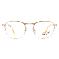 Persol Glasses Frames PO7007V 1069 Matt Gold 49mm Mens