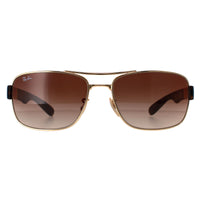 Ray-Ban Sunglasses 3522 001/13 Gold Brown Gradient