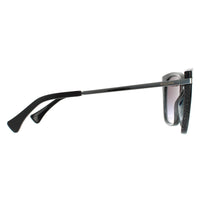 Ralph by Ralph Lauren Sunglasses RA5267 58418G Shiny Gradient Black Glitter Grey Gradient
