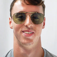 Ray-Ban Sunglasses Marshal 3648 001/3F Gold Light Blue Gradient