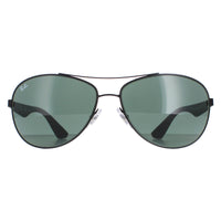 Ray-Ban Sunglasses 3526 006/71 Matt Black Grey Green