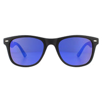 Montana Sunglasses MS10 Matte Black Rubbertouch Revo Blue