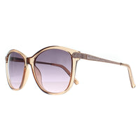 Guess Sunglasses GF6104 57T Shiny Beige Bordeaux Gradient