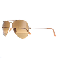 Ray-Ban Sunglasses Aviator 3025 112/M2 Shiny Gold Brown Gradient Polarized