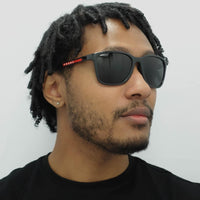 Prada Sport Sunglasses PS02WS 1AB06F Black Dark Grey