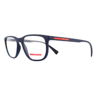 Prada Sport Glasses Frames PS05LV 2881O1 Blue Rubber 55mm Mens