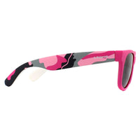 Polaroid Kids Sunglasses P0300 TCS Y2 Pink Camo Grey Polarized