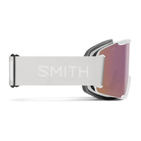 Smith Ski Goggles Squad2 2CP 0OZ 4Y White Vapor ChromaPop Everyday Rose Gold Mirror & Blue Sensor Mirror