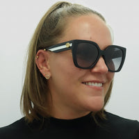 Gucci Sunglasses GG1300S 004 Black Grey Gradient