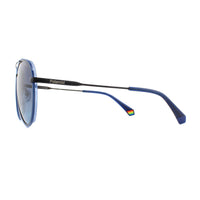 Polaroid Sunglasses 6116/G/S PJP WJ Matte Black Grey Gradient Polarized