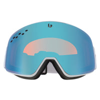 Bolle Ski Goggles Nevada BG096015 Matte White Corp Azure