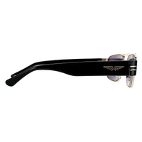 Police Sunglasses SPLA55 Origins 29 0301 Gold and Shiny Black Smoke Grey