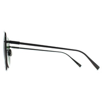 Salvatore Ferragamo Sunglasses SF308S 044 Light Ruthenium Green