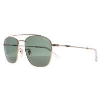 Police Sunglasses SPL996 Origins Lite 2 0300 Shiny Rose Gold Grey Green