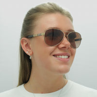 Burberry Sunglasses BE3080 114513 Gold Brown Brown Gradient
