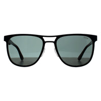 BMW Sunglasses BW0042-H 02R Matte Black Green