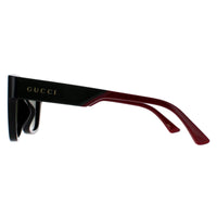Gucci Sunglasses GG1670SK 005 Black with Green and Red Green