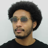 Ray-Ban Sunglasses RB3637 New Round 001/51 Gold Brown Gradient
