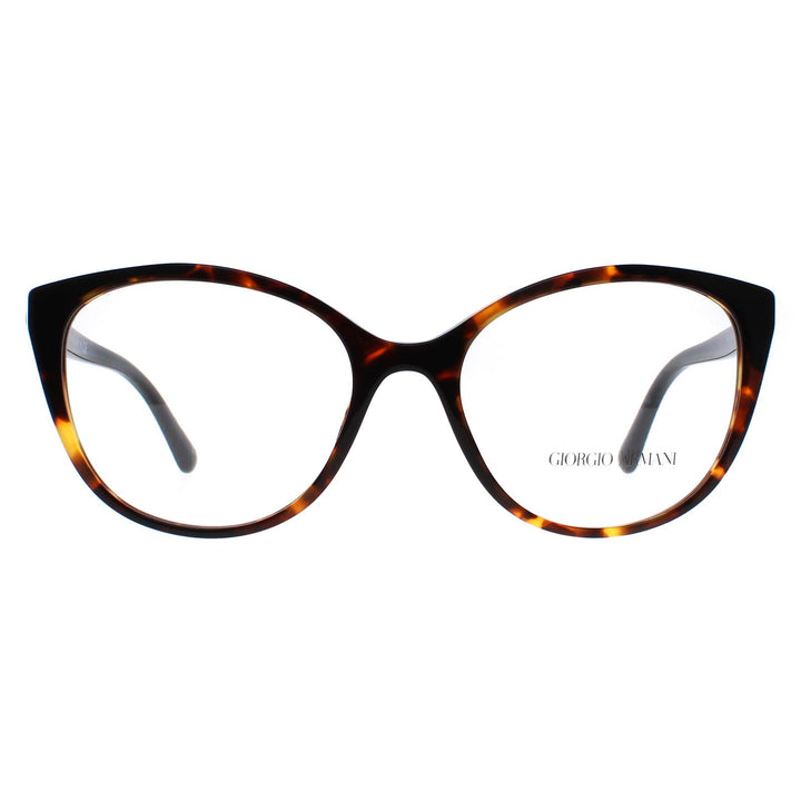 Giorgio Armani Glasses Frames AR7138 5584 Yellow Havana and Black 52mm Womens