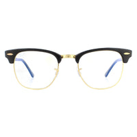 Ray-Ban Sunglasses Clubmaster RB3016 901/BF Black Clear Blue