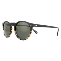 Oliver Peoples Sunglasses Gregory Peck OV5217S 1178P1 Black DTBK Gradient Crystal G-15 Green Polarized