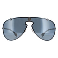 Versace Sunglasses VE2243 10016G Gunmetal Grey Mirror Black