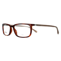 Hugo Boss Glasses Frames BOSS 0963/IT 086 Dark Havana and Matte Grey Opal Men