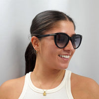 Tom Ford Sunglasses Isabella FT0915 01B Shiny Black Smoke Gradient