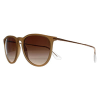 Ray-Ban Sunglasses RB4171 Erika 681413 Polished Rubber Beige Gradient Brown