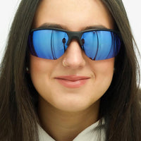 Bolle Sunglasses Victus BS065004 Black Matte Blue Volt+ Offshore Polarized