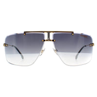 Carrera Sunglasses 1016/S RHL IC Gold Black Grey Mirror Shaded Silver
