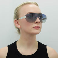 Guess Sunglasses GF6161 11W Matte Light Nickeltin Blue Gradient