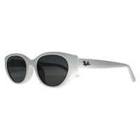 Ray-Ban Sunglasses RB4457D Bio Based 677287 Polished White Dark Grey