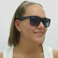 Ray-Ban Sunglasses Justin 4165 Rubber Black Grey Gradient 601/8G
