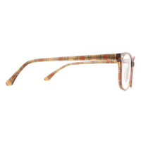 Firmoo Blue Light Blocking Glasses Eden Transparent Striped Brown Men Women