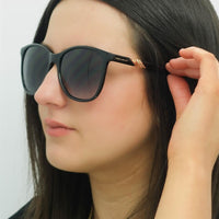 Karen Millen Sunglasses KM5057 001 Black Grey
