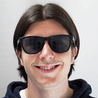 Oakley Sunglasses Frogskins Polished Black Grey 24-306