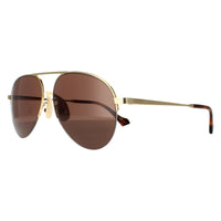 Gucci Sunglasses GG0742S 002 Gold Brown