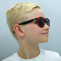 Smarty Sunglasses X2944 F Transparent Red Black Grey
