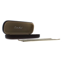 Carter Bond brown small hard Glasses Case with cleaning cloth