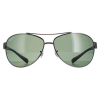 Ray-Ban Sunglasses 3386 Gunmetal Polarized Green 004/9A 63mm