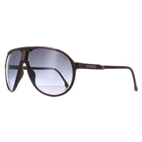Carrera Sunglasses Champion 65 LHF/9O Burgundy Dark Grey Gradient