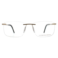 Porsche Design Glasses Frames P8321 C Gold Men