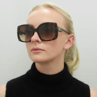 Dolce & Gabbana Sunglasses DG4385 502/13 Havana Brown Gradient Dark Brown