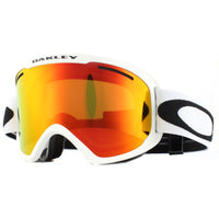 Oakley Ski Goggles O Frame 2.0 Pro XM OO7113-03 Matte White Fire Iridium & Persimmon