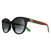 Gucci Sunglasses GG0702SKN 004 Black With Green and Red Grey Gradient