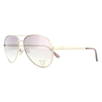 Guess Sunglasses GU7616-S 32Z Gold Violet Mirror