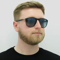 Persol Sunglasses 9649 95/Q8 Black Blue Gradient