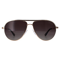 Tom Ford Sunglasses 0144 Marko 28D Shiny Rose Gold Smoke Grey Polarized