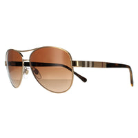 Burberry Sunglasses BE3080 114513 Gold Brown Brown Gradient